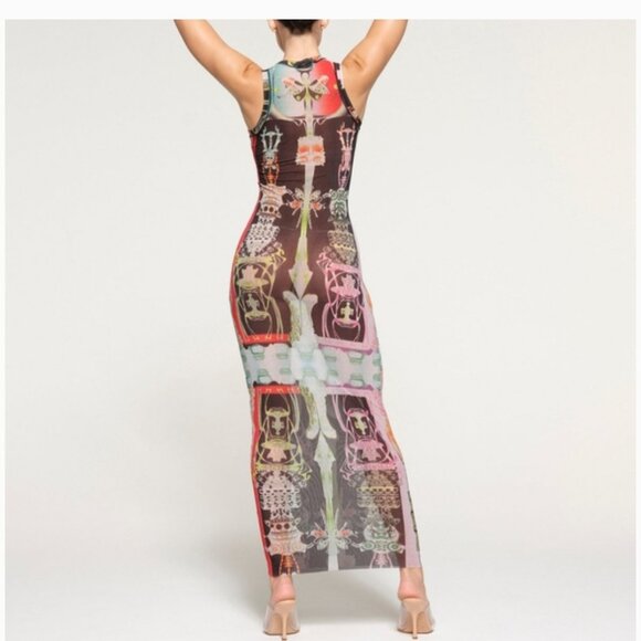 Skims summer mesh dress high neck long dress - Picture 11 of 13